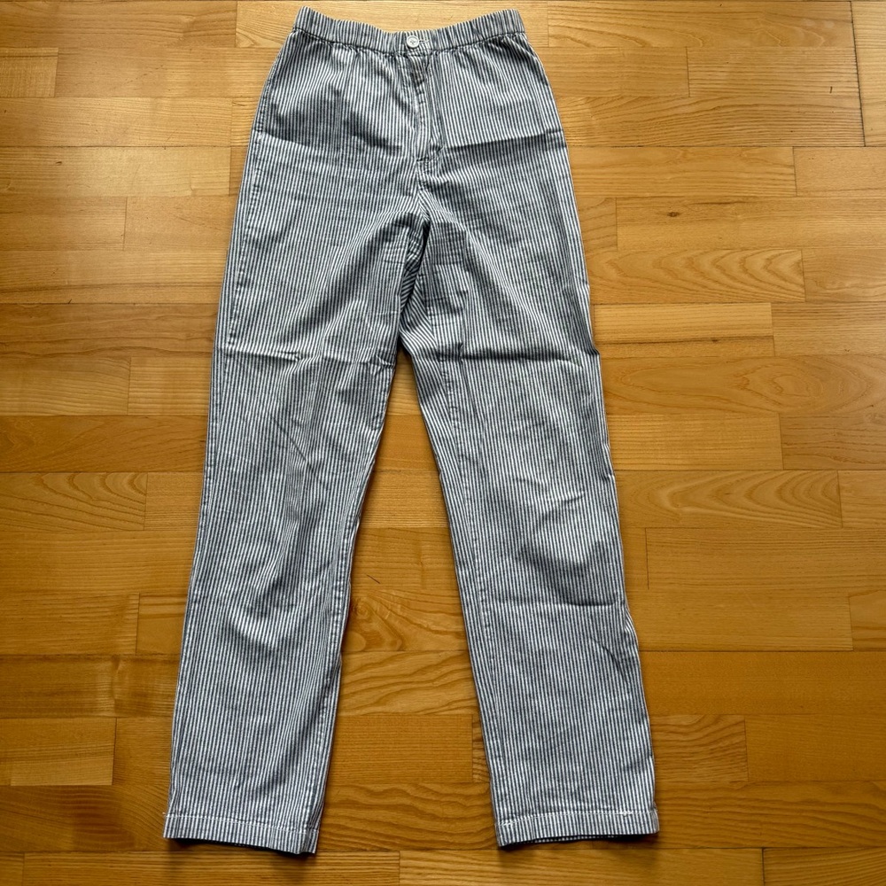 Brandy Melville Tilden blue stripe pants